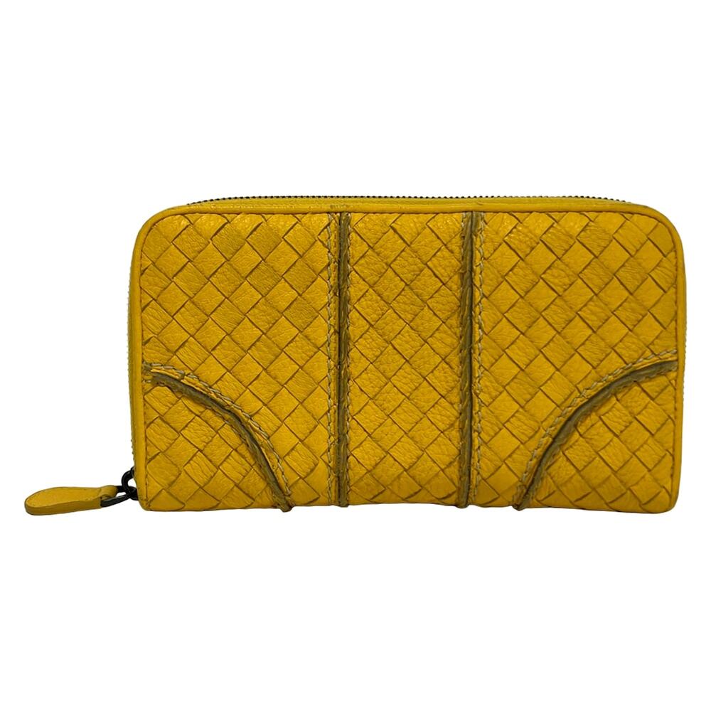 Bottega Veneta Zip Around Wallet, Intrecciato Long Wallet